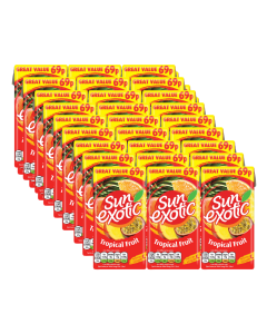 Wholesale Supplier Sun Exotic Tropical Fruit Juice PMP 288ml x 27