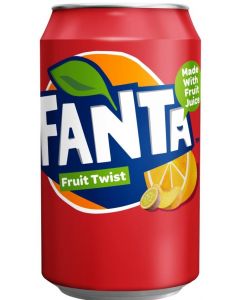 Wholesale Supplier Fanta Fruit Twist 330ml x24