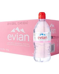 Evian Water Sport Cap 750ml x 12