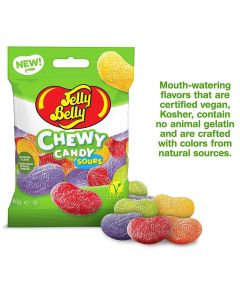 Jelly Belly Chewy Candy Gluten Free, Vegan 12 x 60g