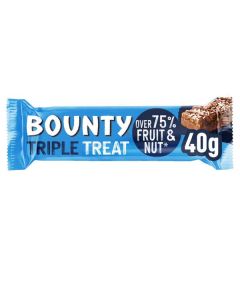 Wholesale Supplier Bounty Triple Treat Fruit Nut & Chocolate 40g x 18