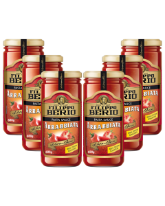 Wholesale Supplier FILIPPO BERIO Arrabbiata Flavor Pasta Sauce 680g x 6