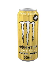 Wholesale Supplier Monster Ultra Gold 500ml x 12 PMP