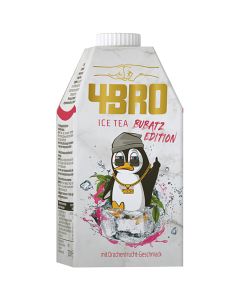 Wholesale Supplier 4BRO Ice Tea Bubatz Dragon Fruit 500ml x 8