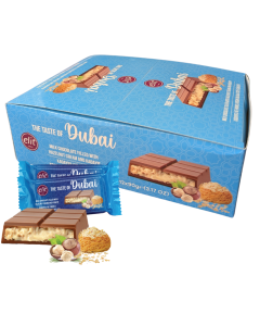 Elit Dubai Chocolate Crispy with Hazelnut & Kadayif 90g x 12