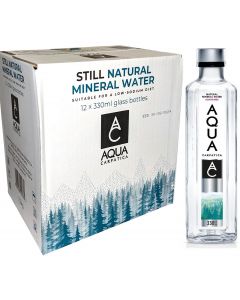 Aqua Carpatica Still Glass Bottle Natural Mineral Water 330ml x 12