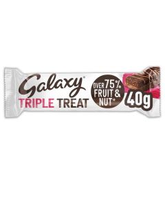 Wholesale Supplier Galaxy Triple Treat Fruit Nut & Chocolate 40g x 18