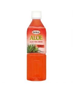 Wholesale Supplier Grace Strawberry Aloe Vera 500ml x 12