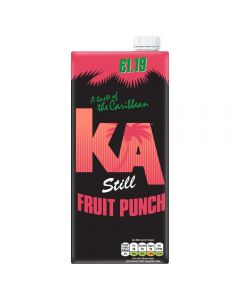 Wholesale Supplier KA Fruit Punch Still Juice 1L x 12 PM£1.19