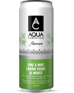 Wholesale Supplier Aqua Carpatica Lime & Mint Flavours Sparkling 330ml x 24