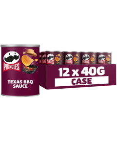 Pringles Texas BBQ Sauce Snack 40g x 12