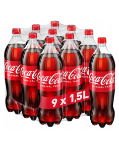 Wholesale Supplier Coca Cola Original Taste 1.5L x9