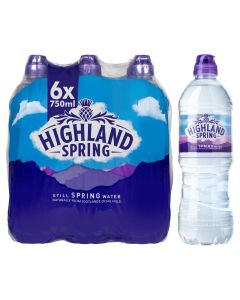 Highland Spring Sportscap Still Water 750ml x 15