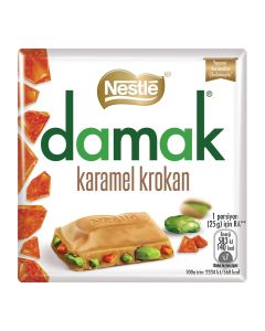 Wholesale Supplier Nestle Damak Caramel Croquant White Chocolate With Pistachio 60g x 6