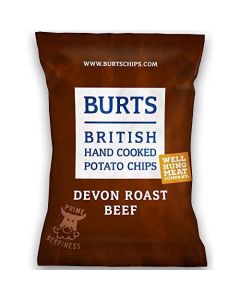 Burts Devon Roast Beef Crisps Potato Chips 40g x 20