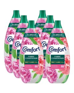 Comfort Botanical Fabric Conditioner First Blooms (86Washes) 1.29L x 6