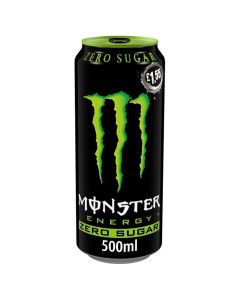 Wholesale Supplier Monster Energy Zero Sugar PM155 Can 500ml (Pack of 12)