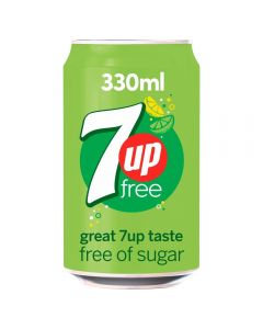 Wholesale Supplier 7up Free 330ml x24
