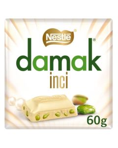 Wholesale Supplier Nestle Damak White Chocolate With Pistachio 60g x 6 Best Before 13/04/2025