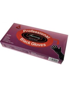 Reusable Professional Black Gloves Powder Free 20pcs - Small