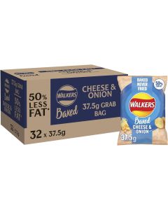 Wholesale Supplier Walkers Baked Cheese & Onion Crisps 37.5g x32