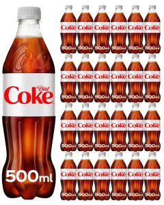 Wholesale Supplier Diet Coke 500ml x 24 Best Before 31/05/2025