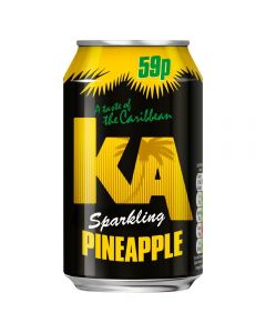 Wholesale Supplier KA Pineapple Sparkling 330ml x 24 PM59p