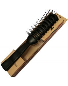 Wholesale Supplier Vain Vented Detangling Comb Black Styling Hair Brush Salon Hairdressing - Small