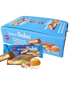 Elit Dubai Chocolate Crispy with Hazelnut & Kadayif 30g x 24