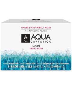Wholesale Supplier Aqua Carpatica Still Natural Mineral Water (6 x 4pk) 500ml x 24