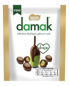 Nestle Damak Draje Chocolate Coated Pistachio Nuts 50g x 12