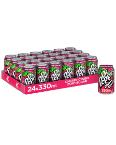 Dr Pepper Cherry Crush Zero Sugar 330ml x 24