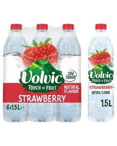 Volvic Touch Of Fruit Strawberry 1.5L x 6