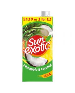 Sun Exotic Pineapple & Coconut 1L x 12 PM£1.19