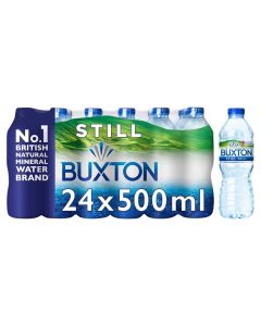 Wholesale Supplier Buxton Still Natural Mineral Water 500ml x 24