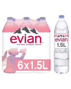 Wholesale Supplier Evian Still Mineral Water 1.5L x 6