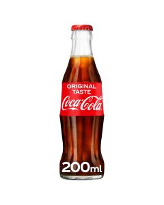 Glass Coke Bottles 200ml x 24