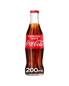 Wholesale Supplier Glass Coke Bottles 200ml x 24