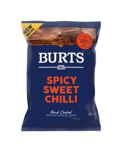 Burts Spicy Sweet Chilli Potato Chips Hand Cooked 40g x 20
