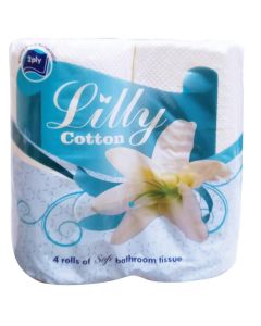 2ply Lilly Cotton Toilet Roll (10x 4pk)