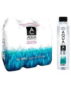 Aqua Carpatica Still Natural Mineral Water 250ml x 24 (4 x 6pk)