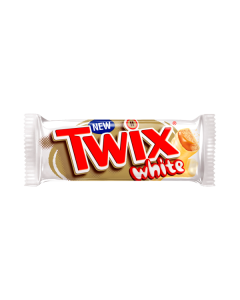 Wholesale Supplier Twix White Chocolate Biscuit Twin Bars 46g x 20 BBE 16/07/2023