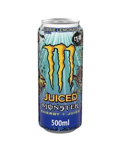 Wholesale Supplier Monster Energy Aussie Style Lemonade 500ml x 12 PM£1.49