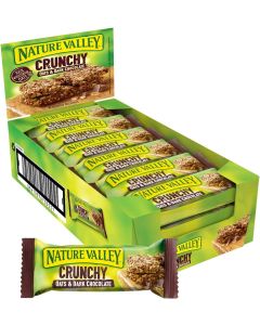 Wholesale Supplier Nature Valley Crunchy Oats & Dark Chocolate (18 x 2) 36 Bars