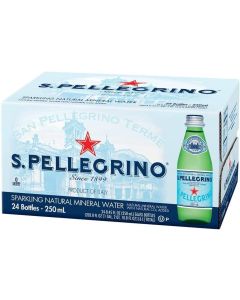 *250ml* San Pellegrino Sparkling Water Glass 25cl x 24