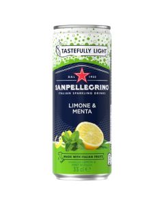 Sanpellegrino Lemon & Mint 330ml x 12