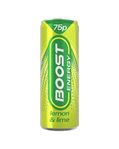 Wholesale Supplier Boost Energy Lemon & Lime 250ml x 24 PM75p
