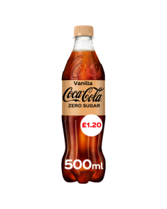 vanilla Coca Cola Zero Sugar Vanilla 12 x 500ml PM£1.20