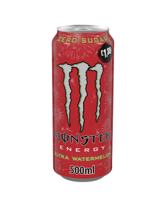 Wholesale Supplier Monster Ultra Watermelon Energy Drink 12 x 500ml PMP