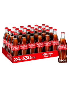 Wholesale Supplier Coca Cola Glass Coke Bottles 330ml x 24